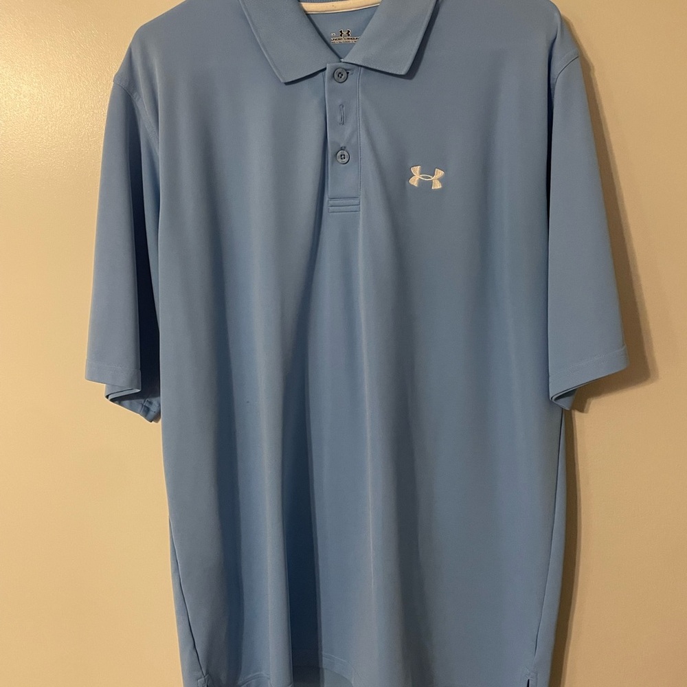 Under Armour Men's Light Blue Polo Shirt